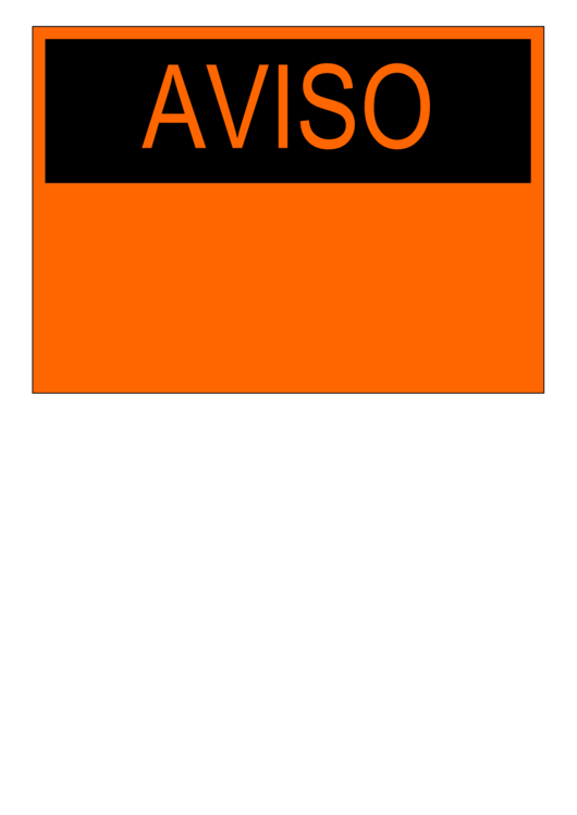 Warning Sign Template Spanish printable pdf download