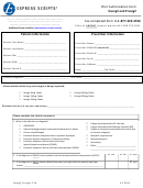 Express Scripts Prior Authorization Form - Hmg Step Therapy printable