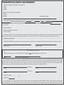 Sample Transfer On Death Deed Form printable pdf download