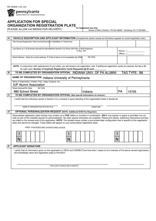 25 Pa Dmv Forms And Templates free to download in PDF