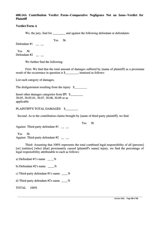 Top 5 Verdict Form Templates free to download in PDF format