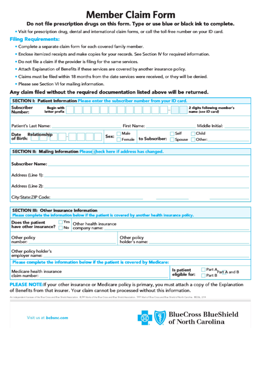 Top 72 Blue Cross Blue Shield Claim Form Templates free to download in