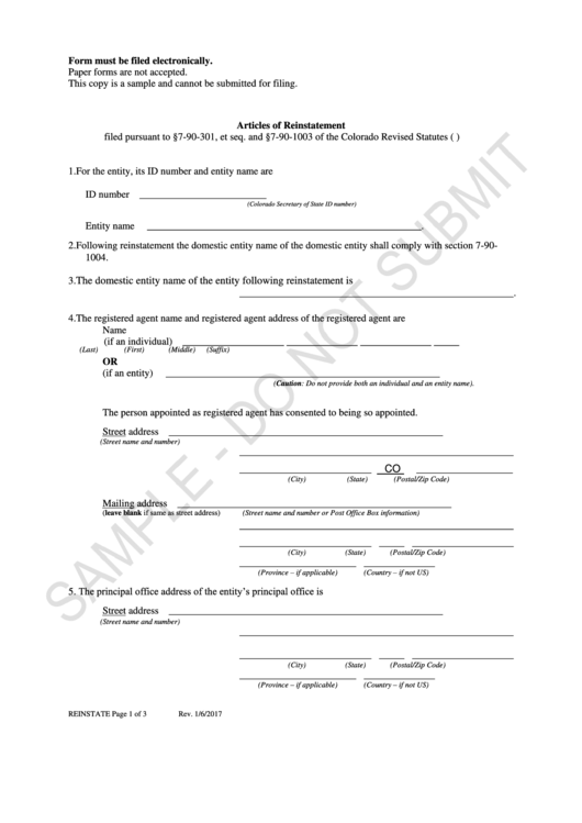 52 Colorado Secretary Of State Forms And Templates free to download in PDF
