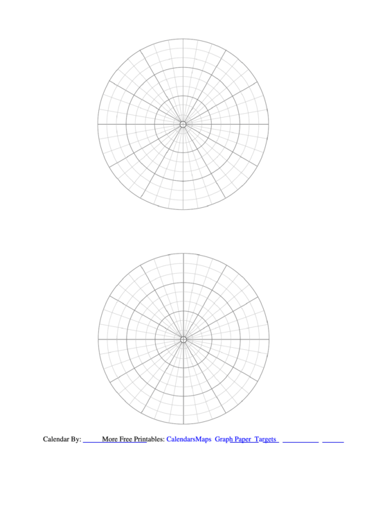 Polar Graph Paper printable pdf download