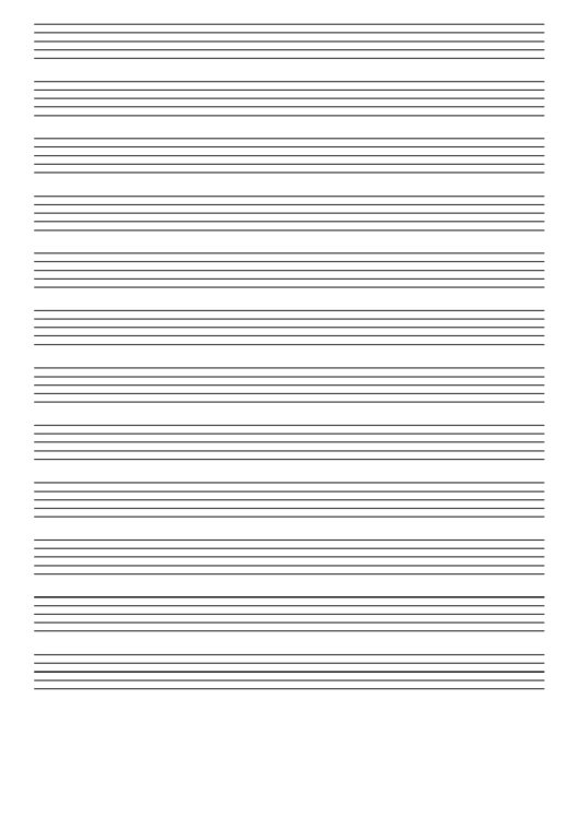 Blank Staff Paper printable pdf download