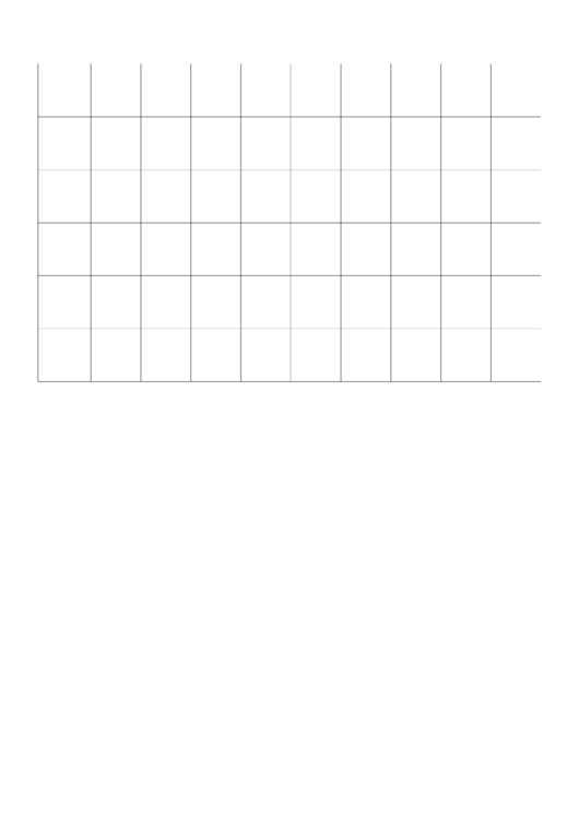 1 Inch Graph Paper (Landscape) printable pdf download