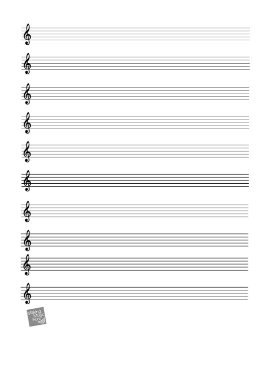 Manuscript Paper printable pdf download