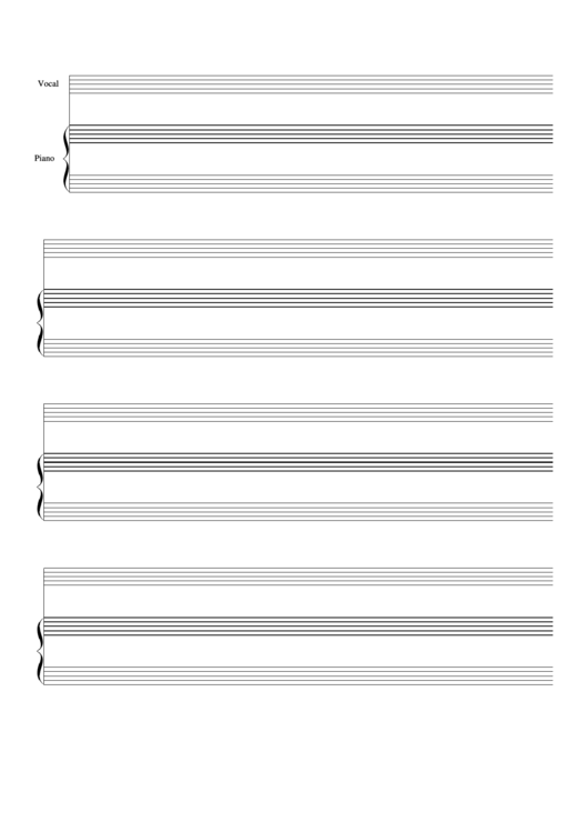 Manuscript Paper printable pdf download