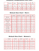 46 Wetsuit Size Charts free to download in PDF