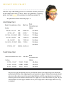 40 Helmet Size Charts free to download in PDF
