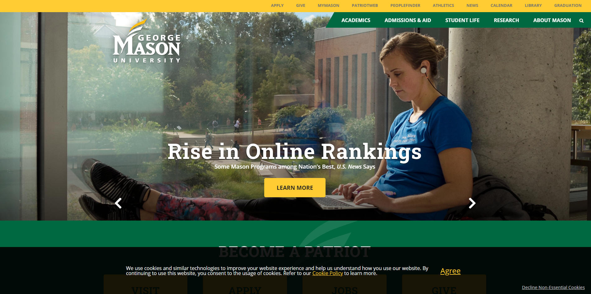Mason University A Public Research University In Fairfax