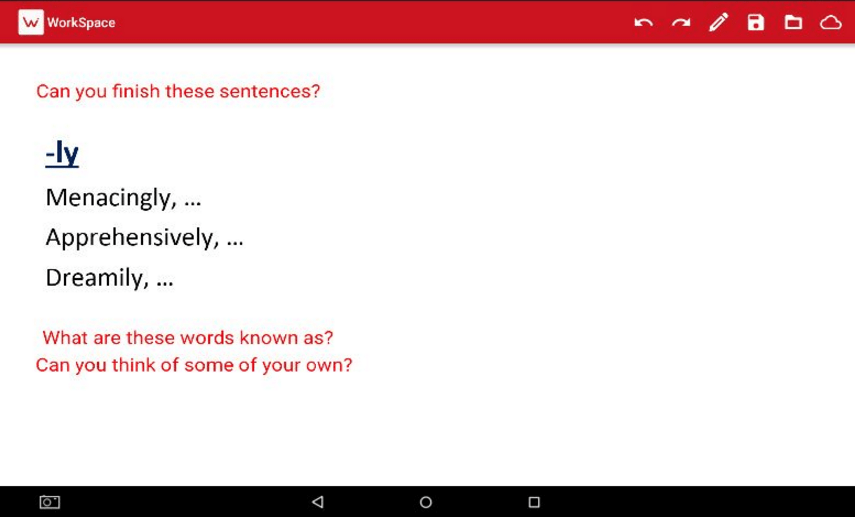-ly sentence openers - Content - ClassConnect