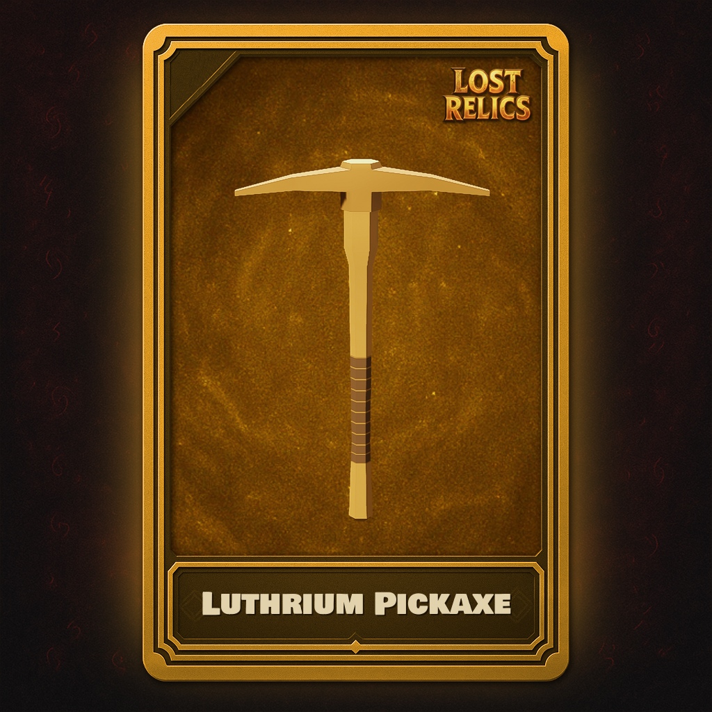 Luthrium Pickaxe