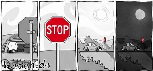 Stoppschild Bild lustich.de