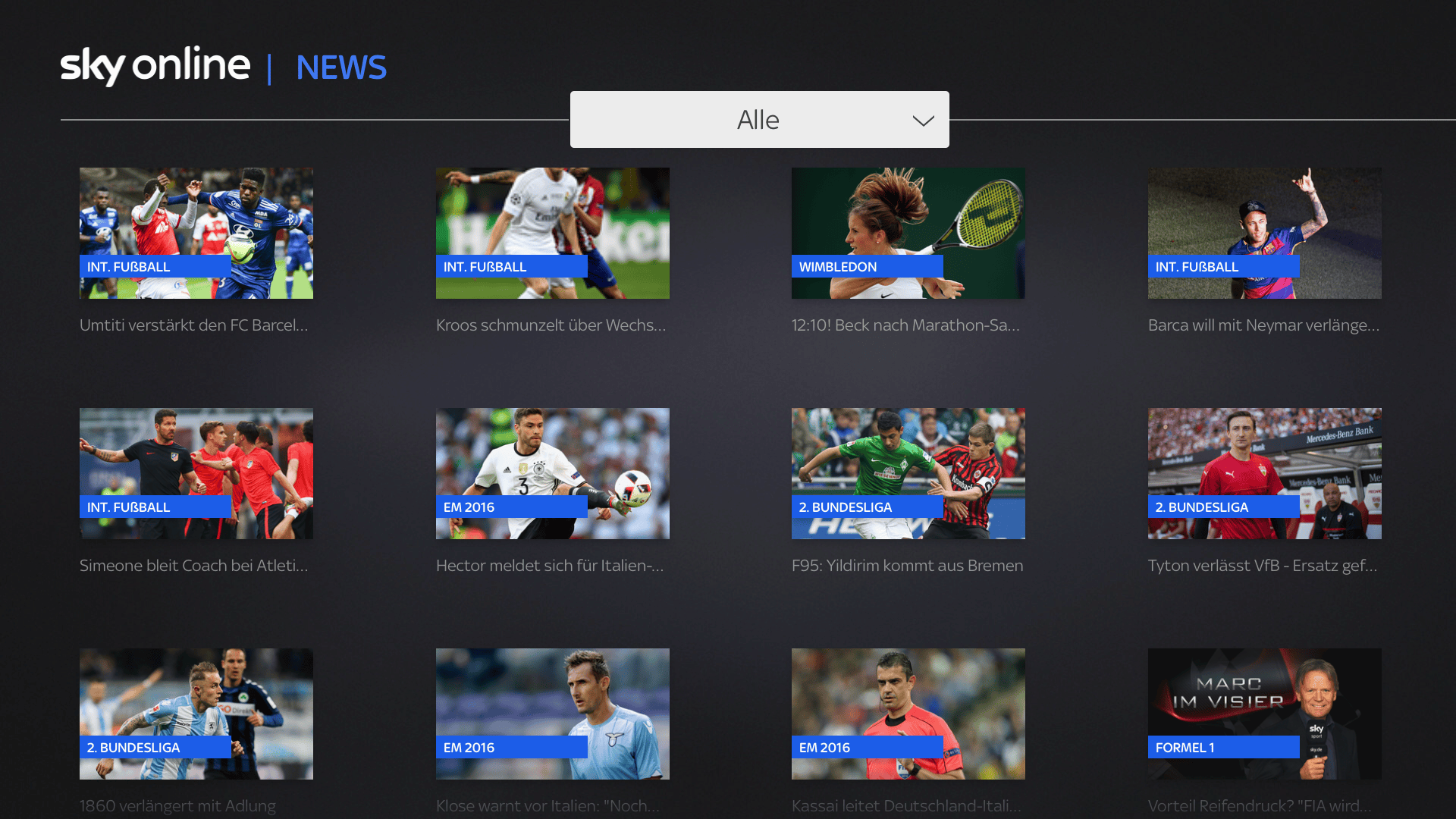 Sky Online für das Apple TV 4 erschienen News MacTechNews.de