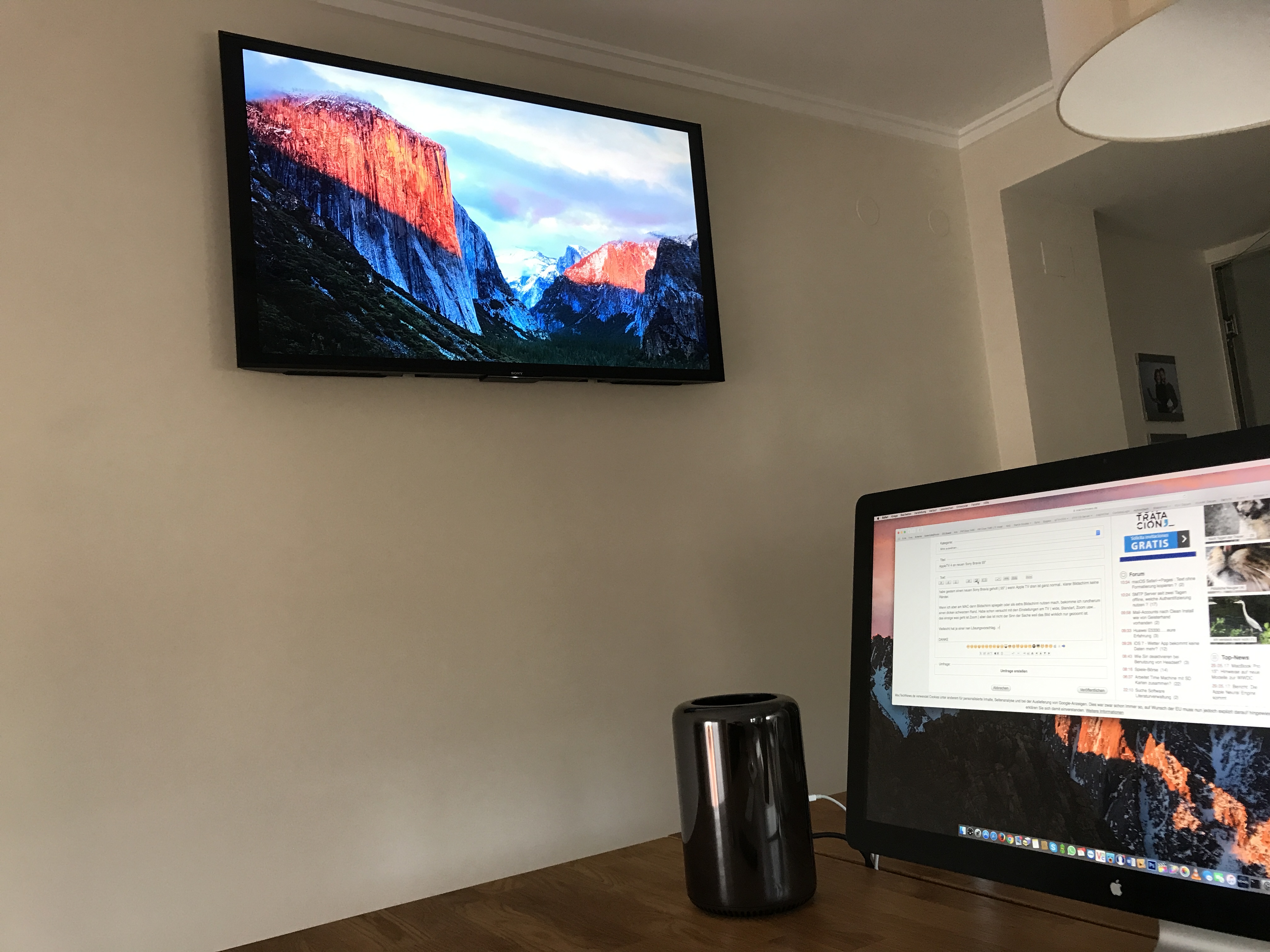 AppleTV 4 an neuen Sony Bravia 55" Apple TV Forum MacTechNews.de