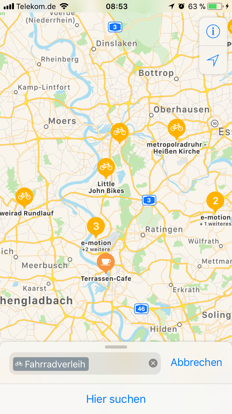 Apple Maps Fahrrad Karten App Apple Fahrrad fahrradan