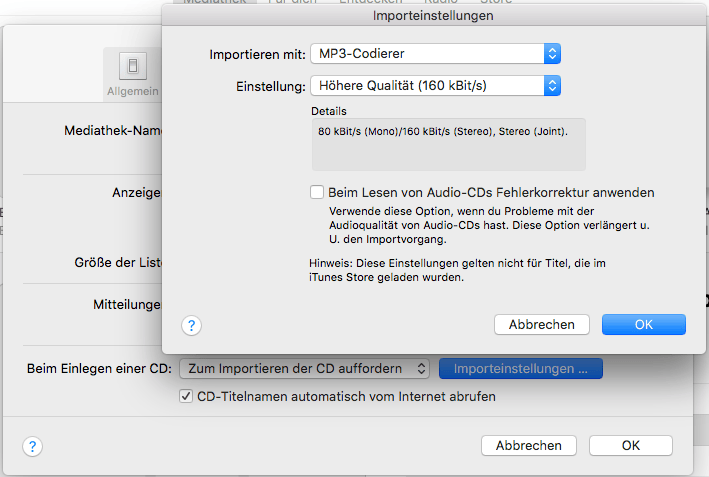 Wie kann ich ein m4a in einem mp3 umwandeln? Apple Music, iPod