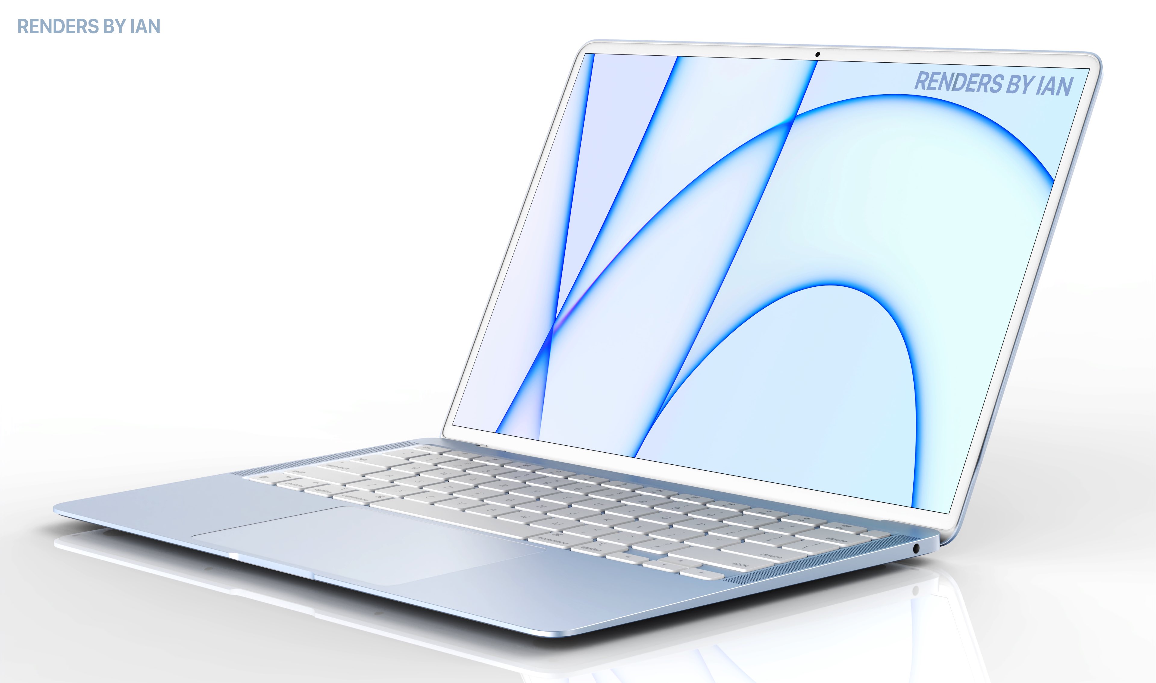 MacBook Air M1X Renderbilder zeigen mögliches neues Design für