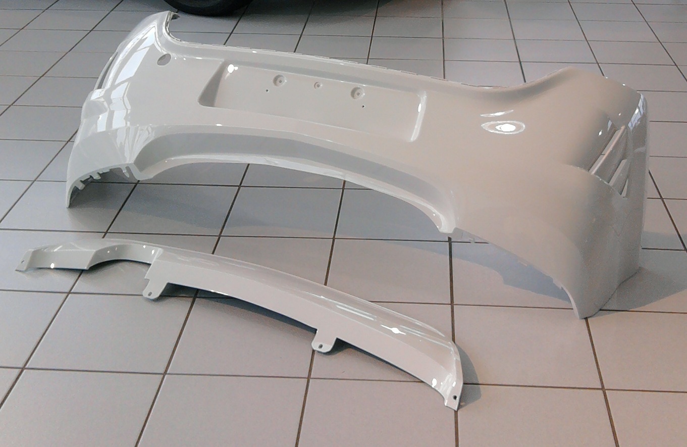 Corsa D OPC Stoßstange casablanca hinten NEU Biete