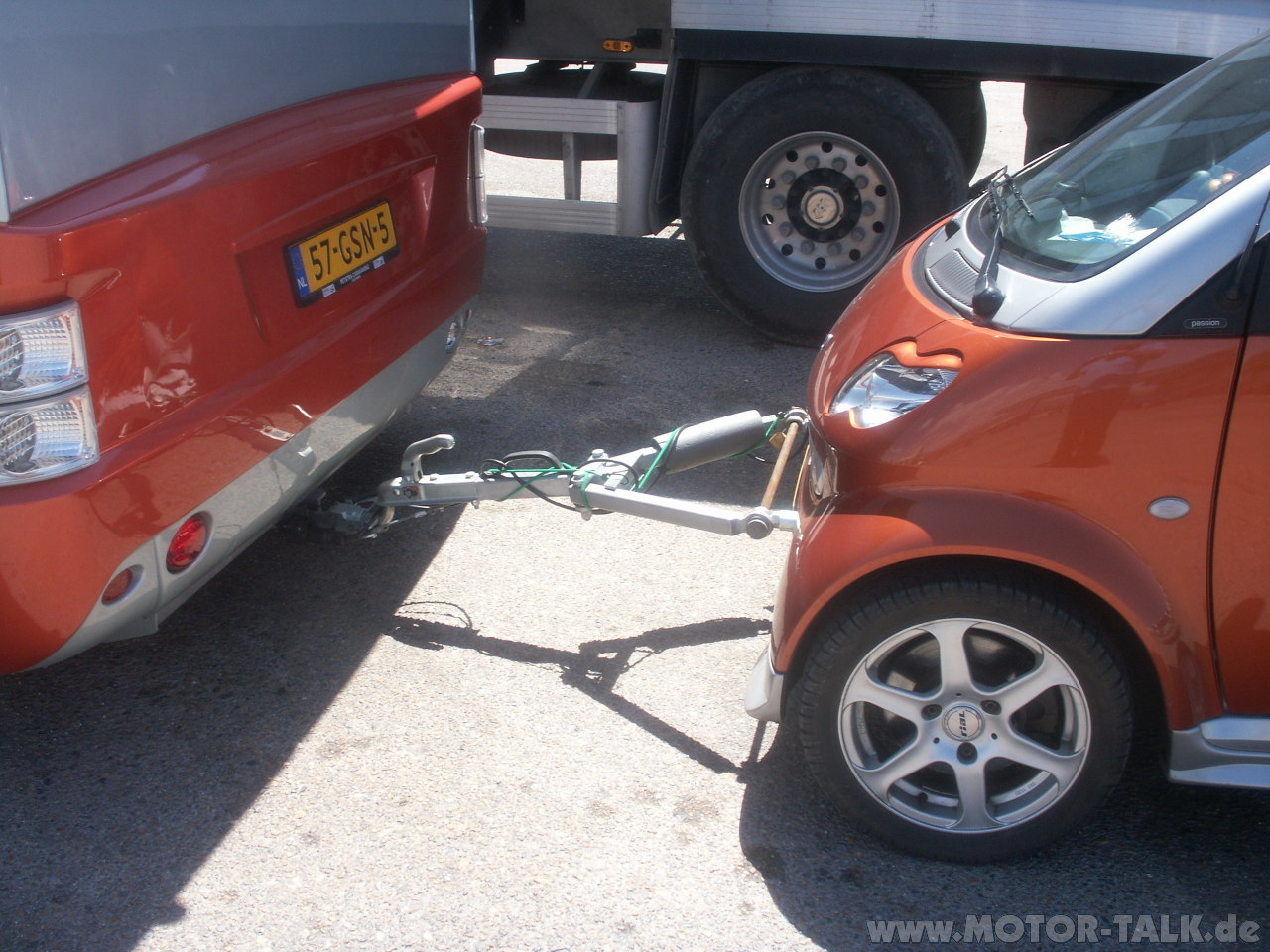 Smart Der Smart als Anhänger.... Wohnmobile