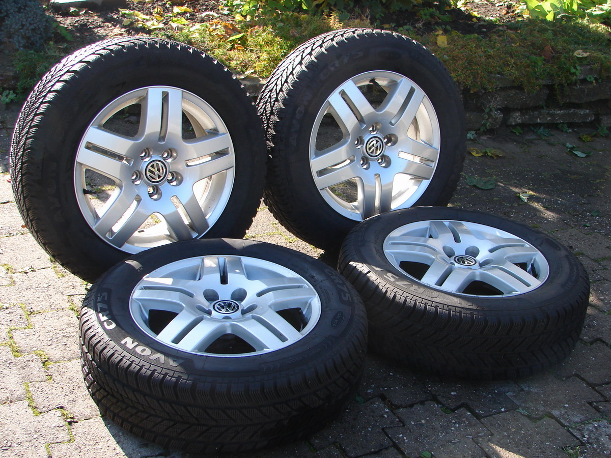 Golf 4 Winterreifen auf original VW Avus II Alufelgen Biete Reifen