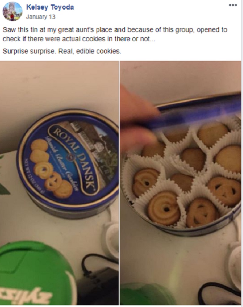 Why We Keep Finding Cookies in Sewing Kit Containers