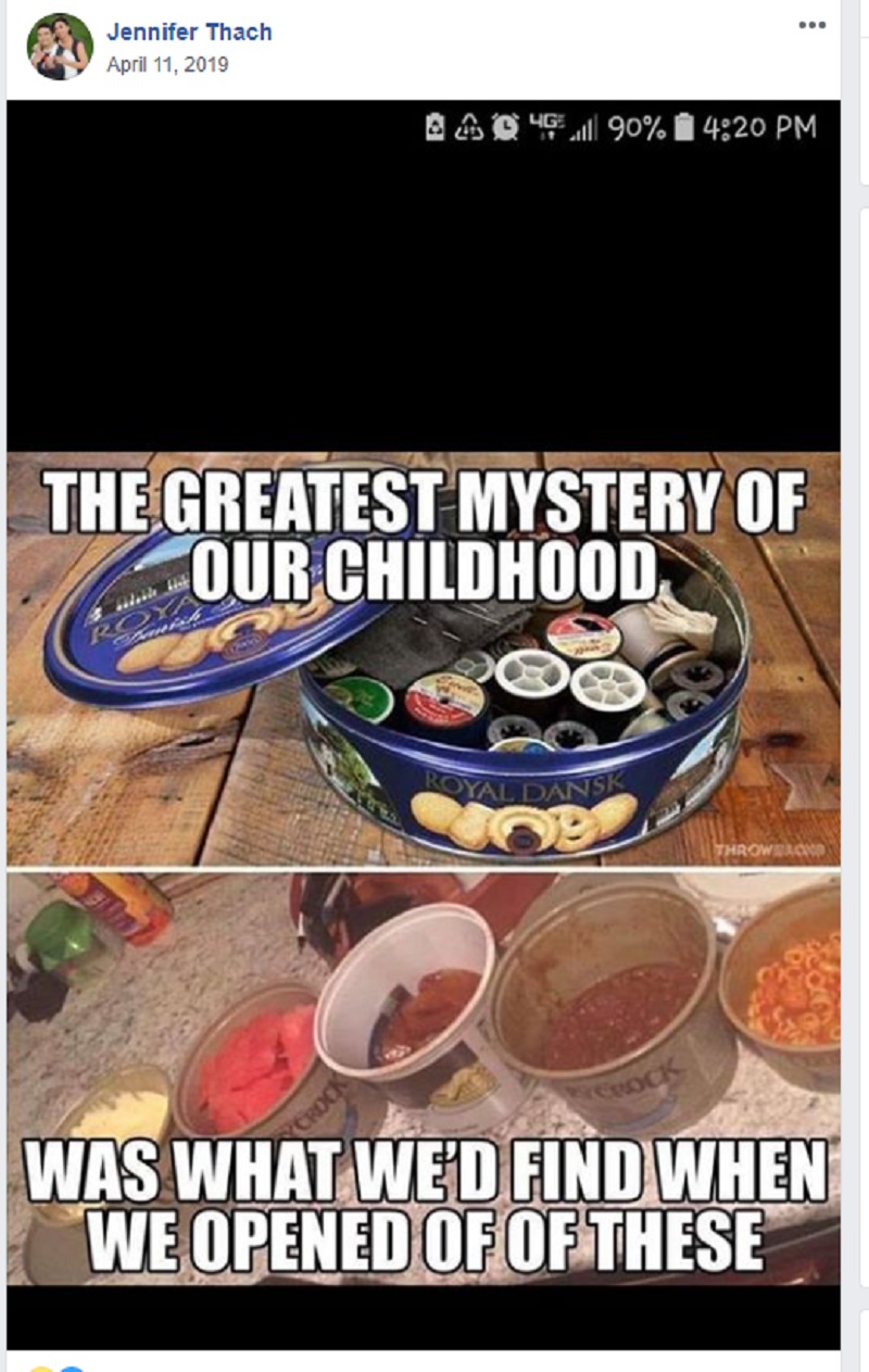 Why We Keep Finding Cookies in Sewing Kit Containers