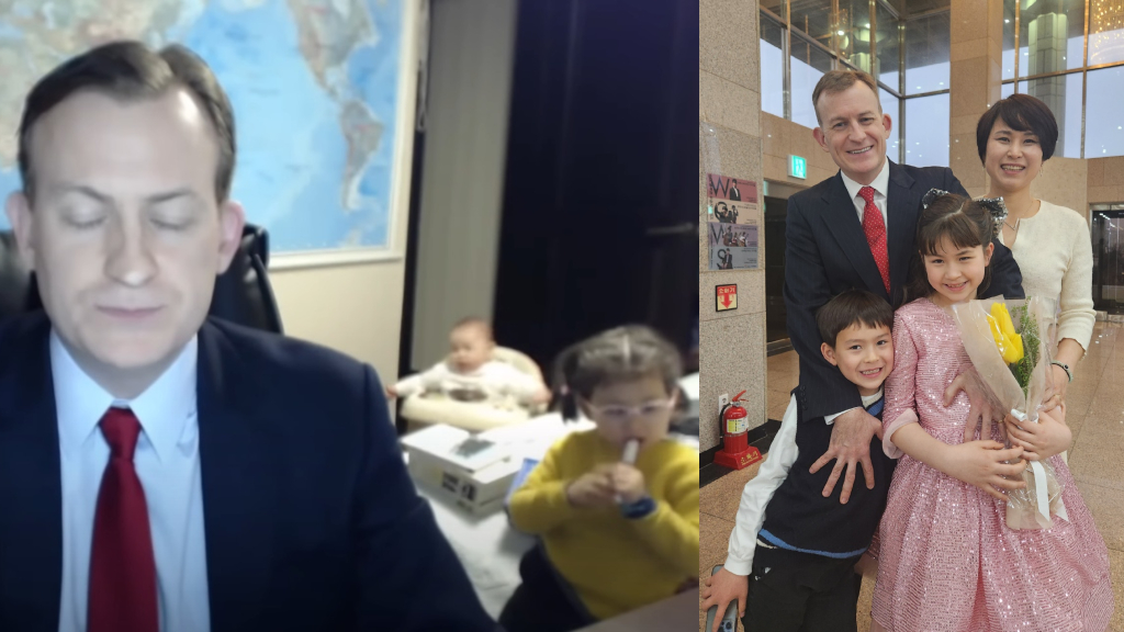 ‘BBC Dad’ shares update photos to mark 6 years since kids crashed live