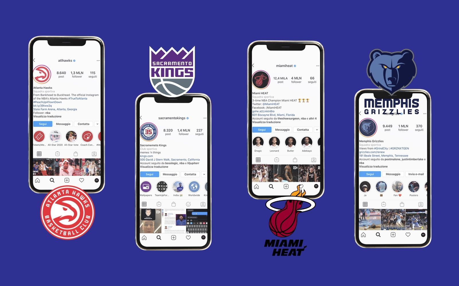 The 7 funniest NBA teams on Instagram