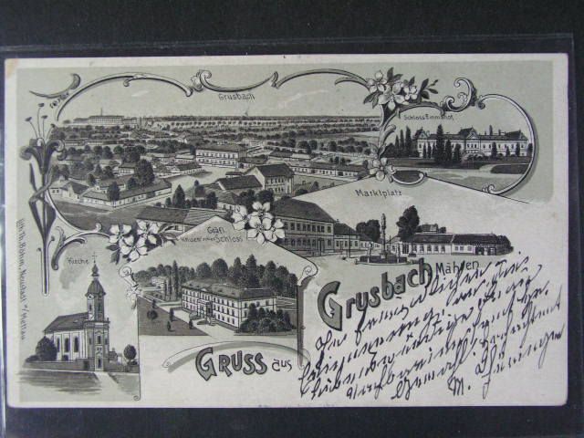 Hrusovany Grusbach Cb Vicezaberova Litograf Filatelie Klim