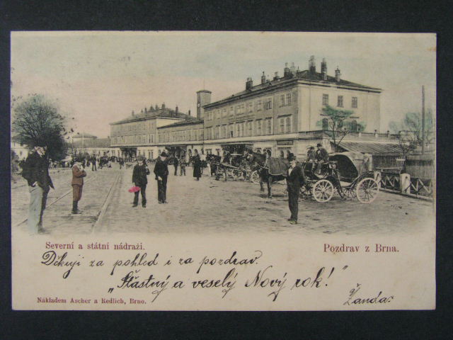 Brno Severni A Statni Nadrazi Bar Filatelie Klim