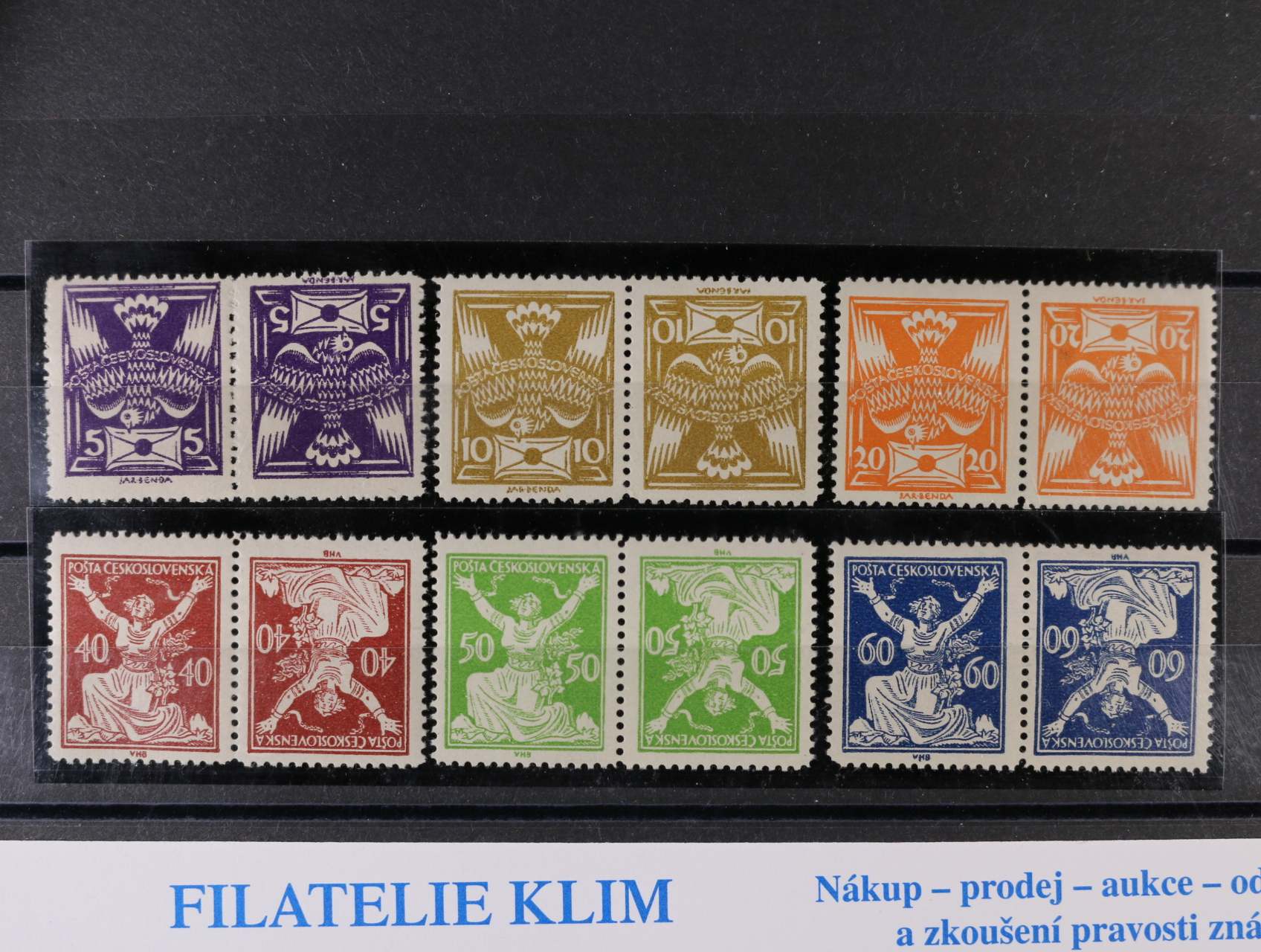 Zn C 144 Tba 157 Tba Uzke Zk Mrnak Kat Filatelie Klim