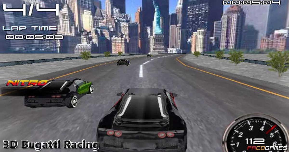 3D Bugatti Racing Hraj zdarma na