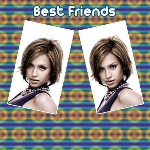 Best Friends 2 pictures Design Template Pixiz