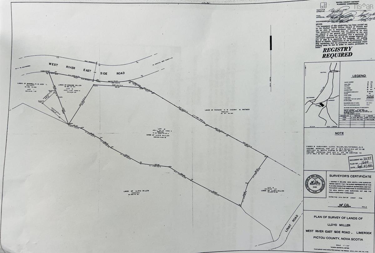 22 acres West River East Side Road, Limerock, (MLS® 202312809) RE/MAX nova