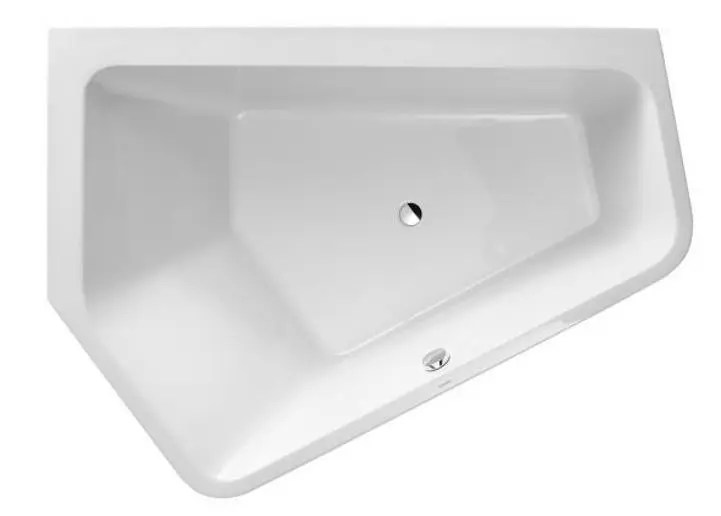 Duravit Paiova 5 Asymetrische Badewanne, 1900x1400 mm, mit Panel