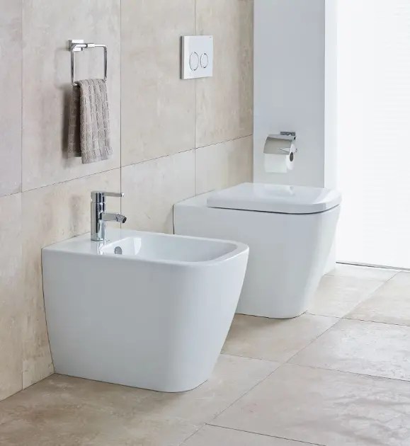 Duravit Happy D.2 Bidet à poser, blanc 2267100000 Sanitino.fr