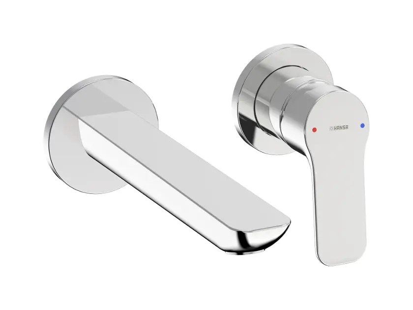 Hansa Basic - Unterputz-Waschtischarmatur, 2-Loch-Montage, Chrom