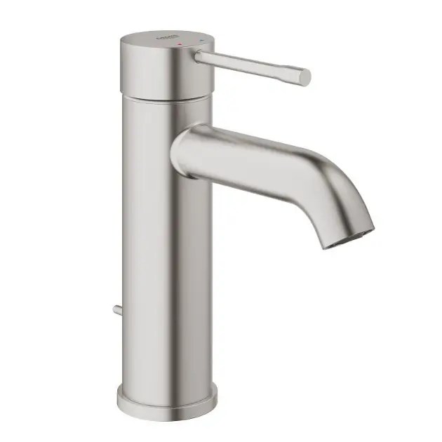 Grohe Essence Waschtisch Einhebelmischer mit Ablaufgarnitur, SuperSteel 23589DC1 Sanitino.at