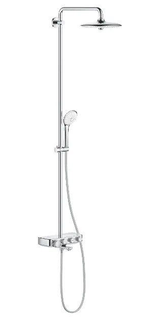 Grohe Euphoria Smartcontrol - Doucheset Mono 260 Met Badthermostaat, Chroom 26510000 | Sanitino.nl