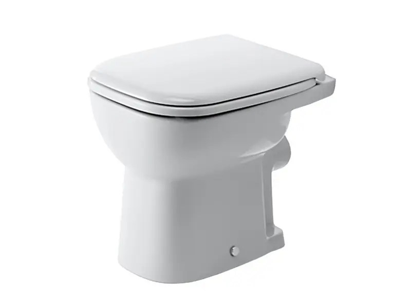 Duravit DCode StandFlachspülKlosett, Abgang waagerecht, mit