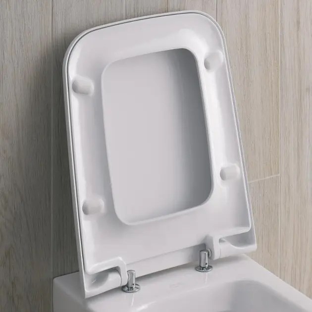 Geberit iCon Asiento de WC, duroplástico, Softclose, blanco 571910000