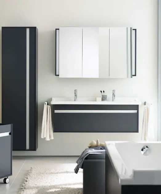 Duravit Ketho Armoire avec miroir 750x1200x180 mm, avec éclairage LED