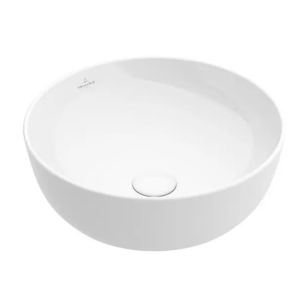 Villeroy & Boch Artis - Waskom Op Blad, Diameter 430 Mm, Alpine Wit 41794301 | Sanitino.be/Nl