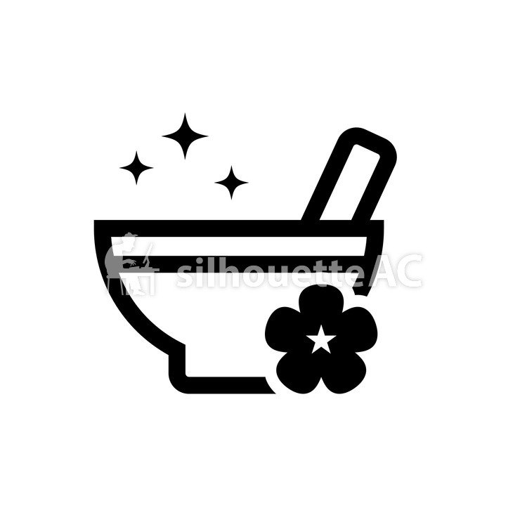 Free Silhouette Vector Flower Glitter Mortar 122697 silhouetteAC