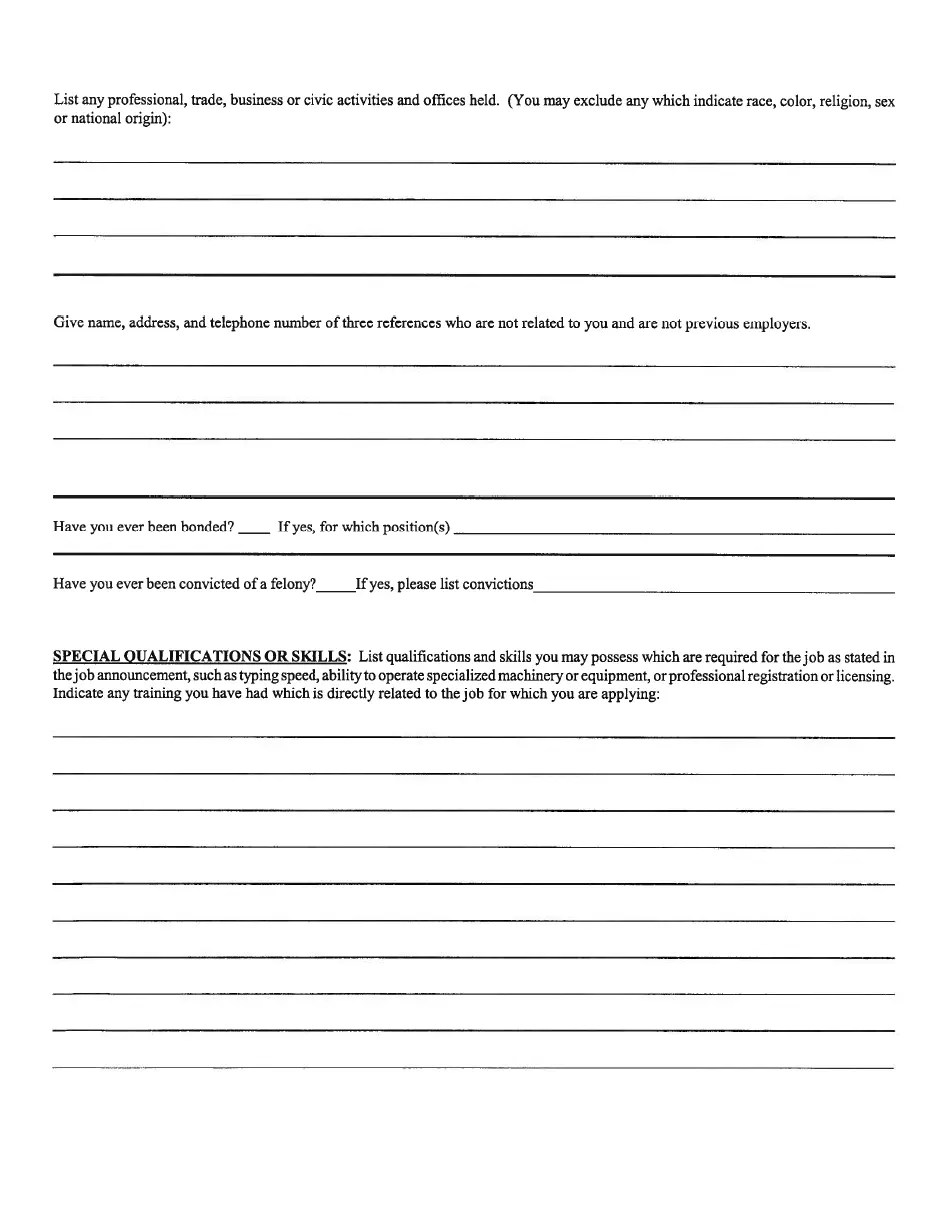 City of Athens, Texas Employment Application Form Fill Out, Sign