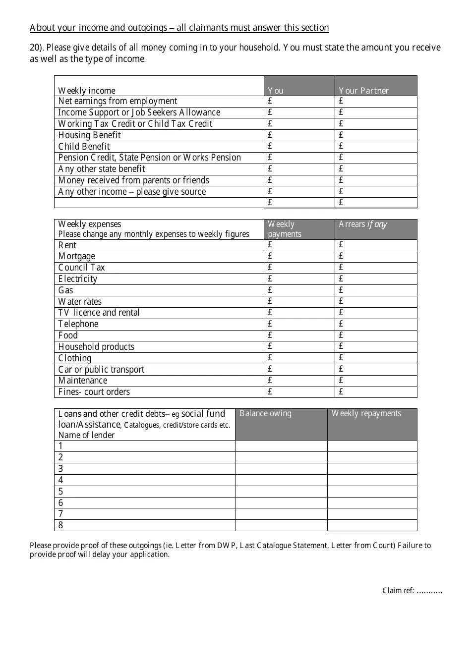 Carmarthenshire United Kingdom Discretionary Housing Payment Application Form Fill Out, Sign