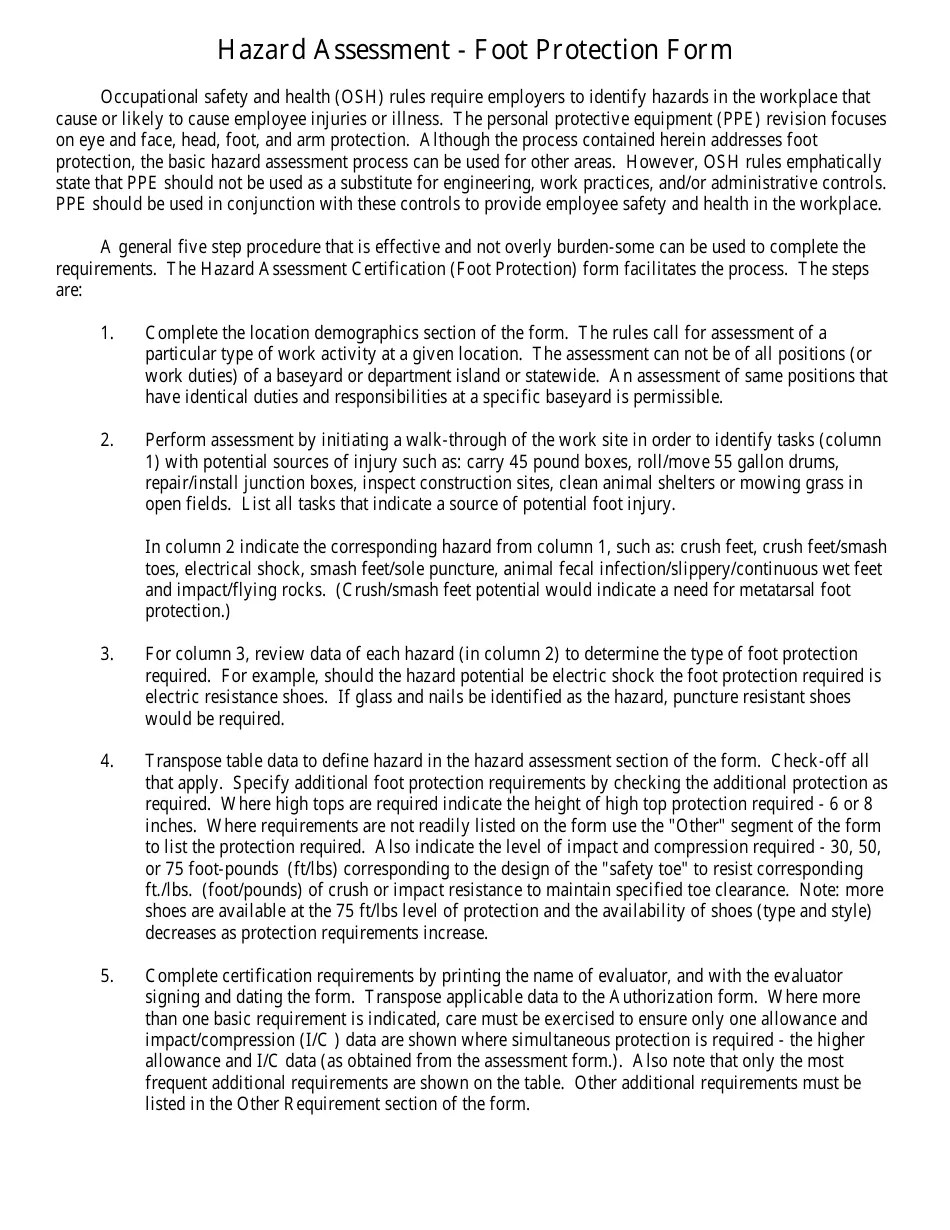 Hawaii Hazard Assessment Certification Form Fill Out, Sign Online and Download PDF