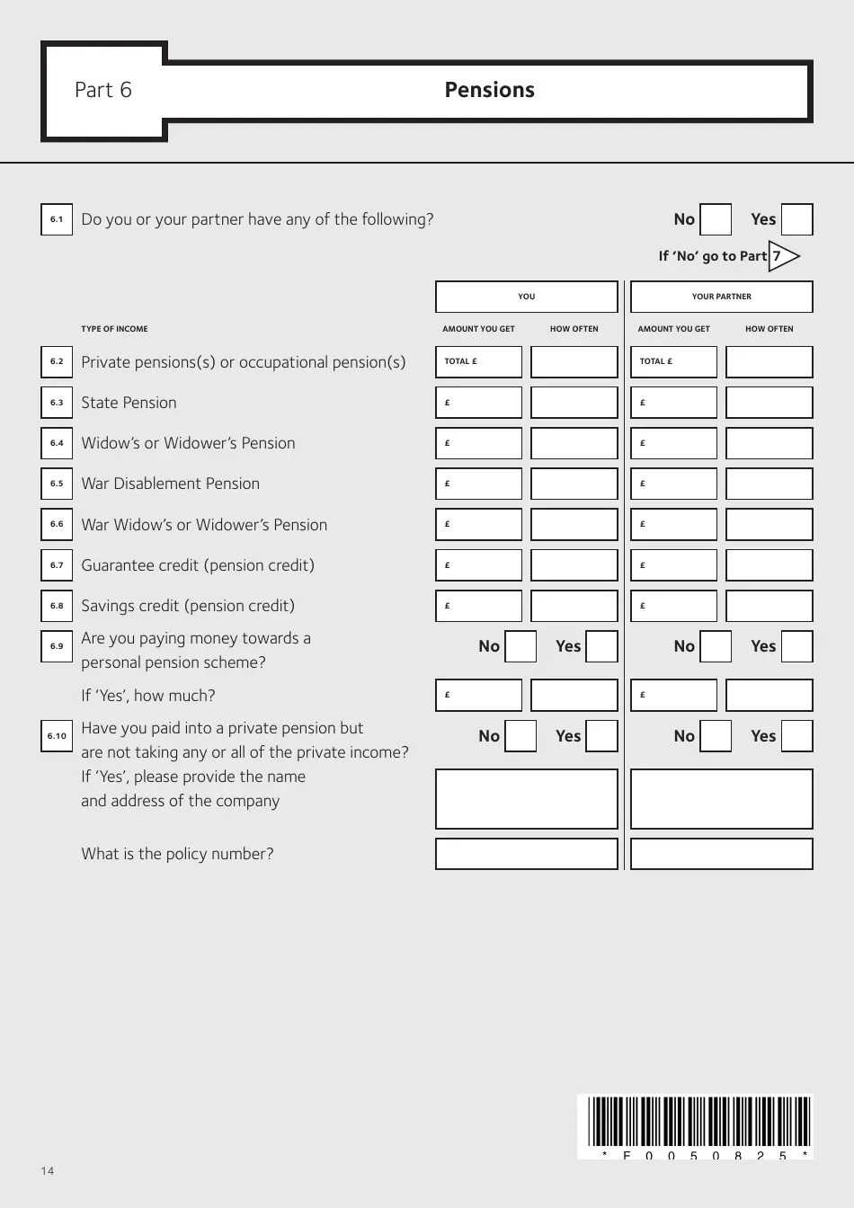 Islington, Greater London United Kingdom Application Form for Housing Benefit (Including Local
